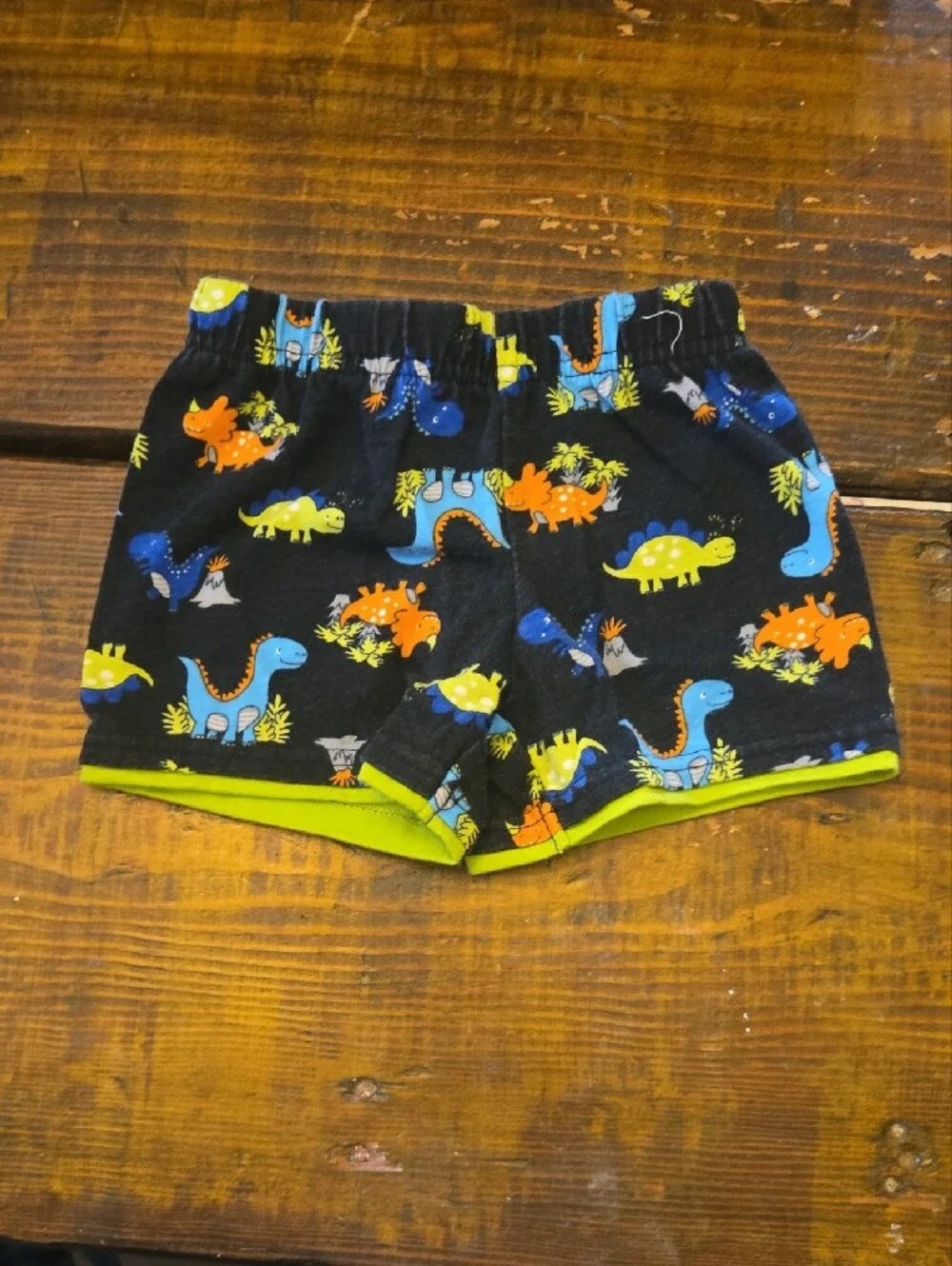 Garanimals White & Black Dinosaur Onesie and Shorts Set